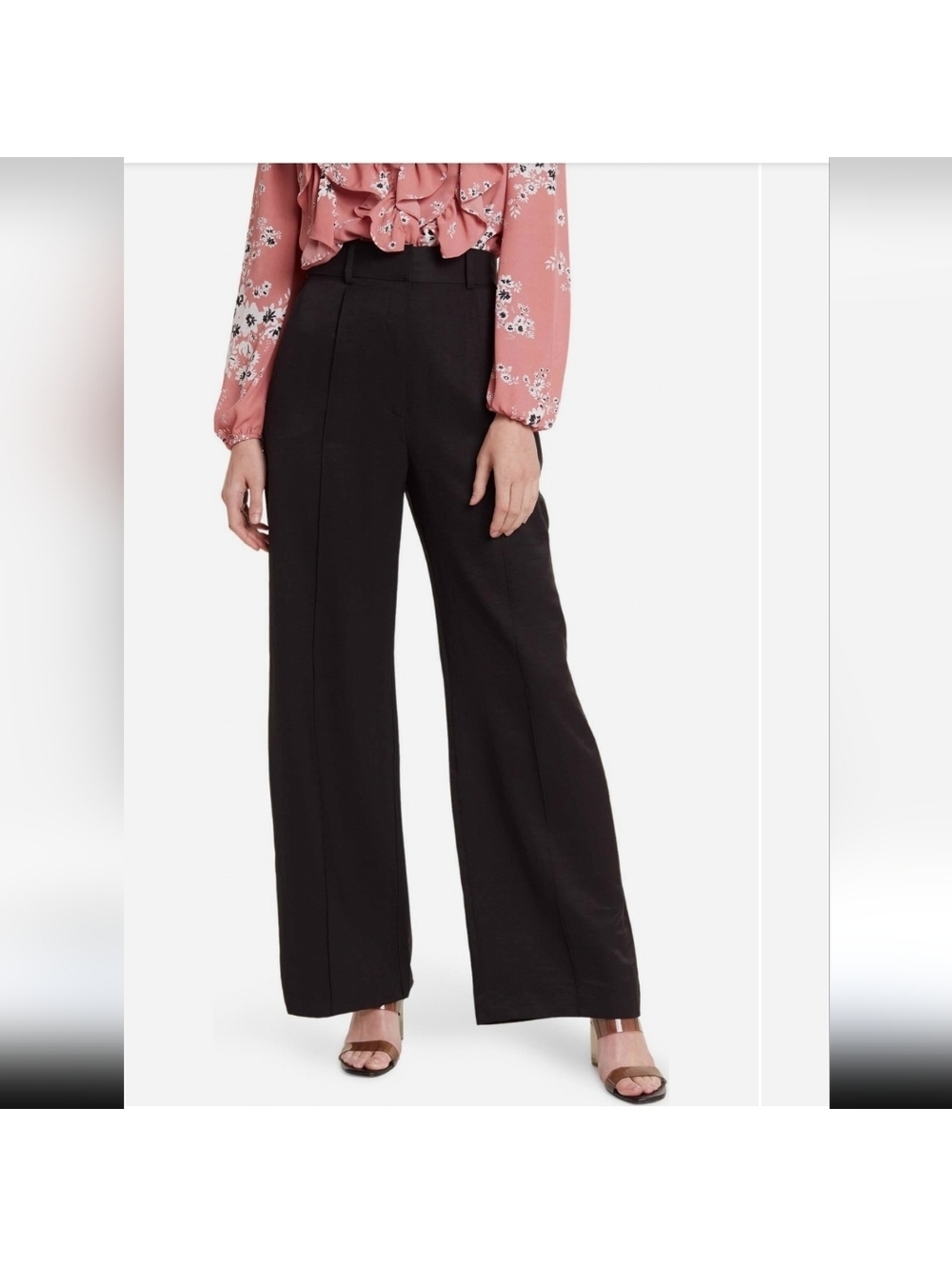 Wayf High Waist Wide Leg Pants